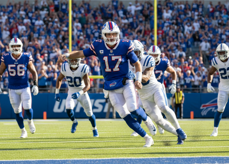 Buffalo Bills vs Colts Match Player Stats