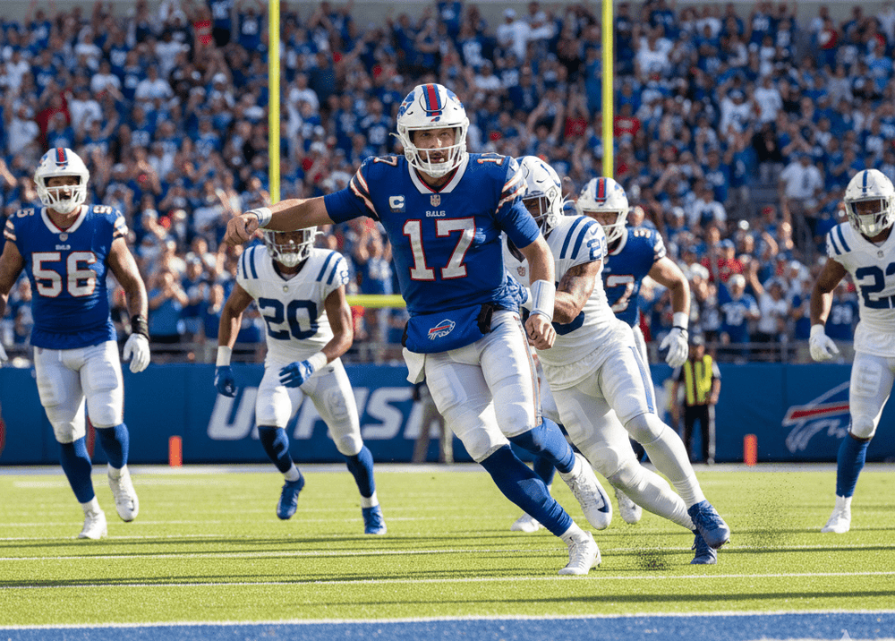 Buffalo Bills vs Colts Match Player Stats