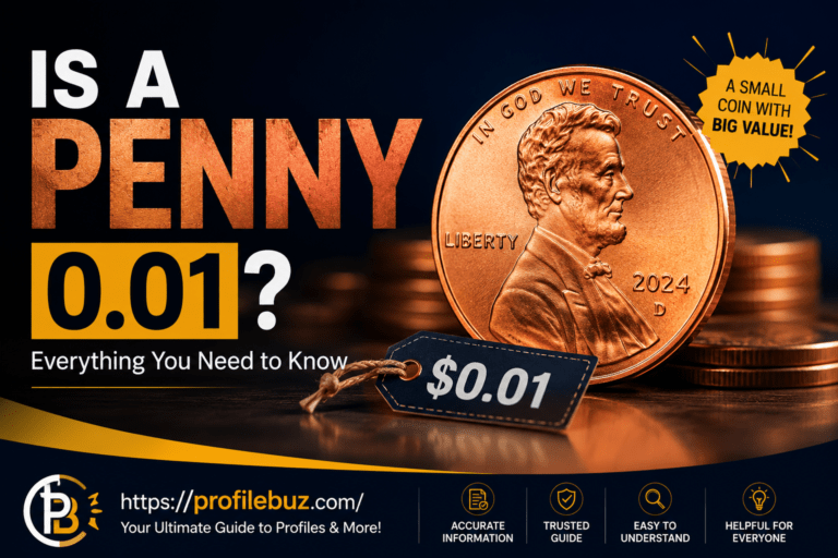 Is a Penny 0.01