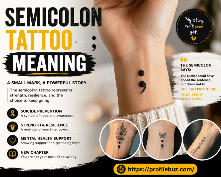 Semicolon Tattoo Meaning