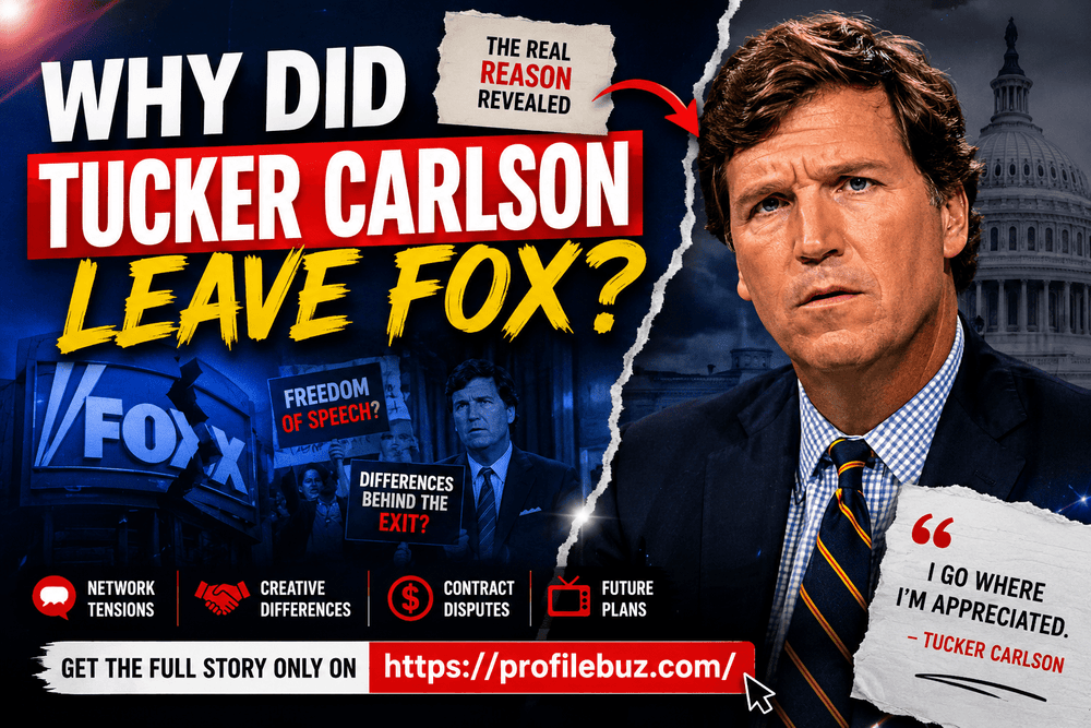 Why Did Tucker Carlson Leave Fox