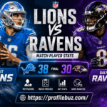 Detroit Lions vs Baltimore Ravens Match Player Stats