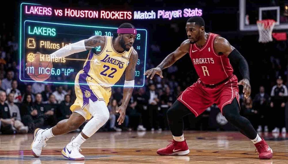 Breaking Down the Lakers vs Houston Rockets Match Player Stats