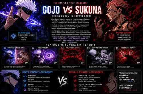Gojo vs Sukuna GIF