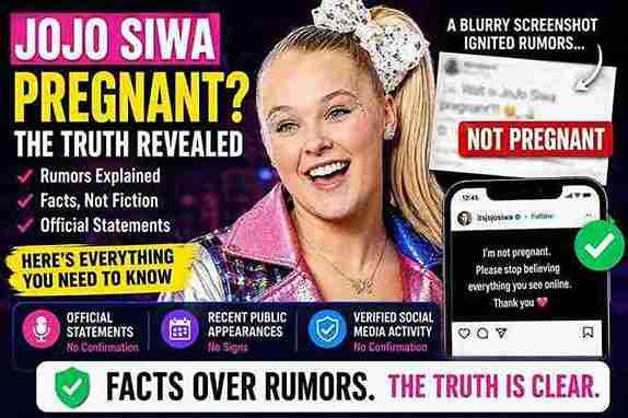 is jojo siwa pregnant