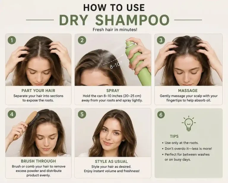 how to use dry shampoo